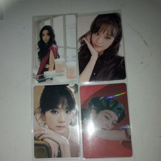 Card Jisoo Black Pink album solo, born pink