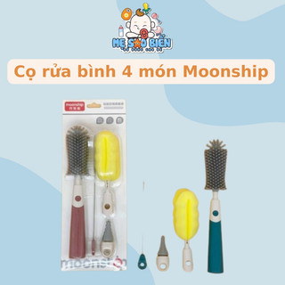 Bộ cọ bình silicon 4 chi tiết Moonship