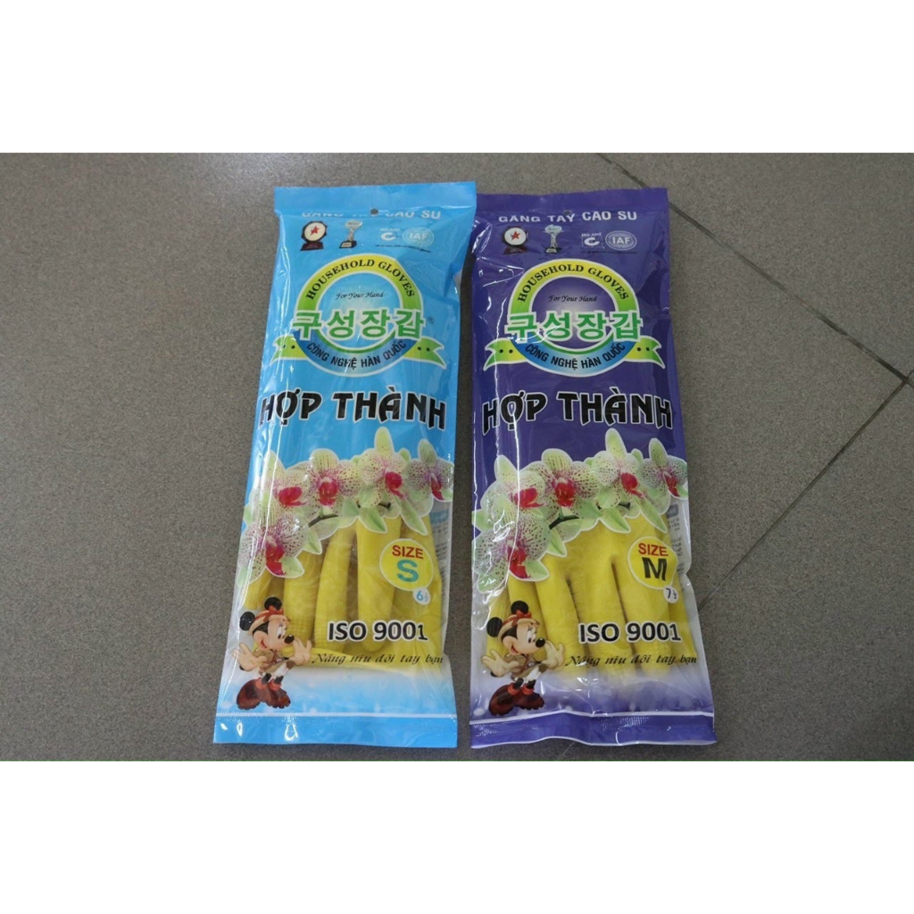 10 ĐÔI Găng tay cao su hợp thành rửa bát-làm bếp -thuỷ sản :S,M,L,XL