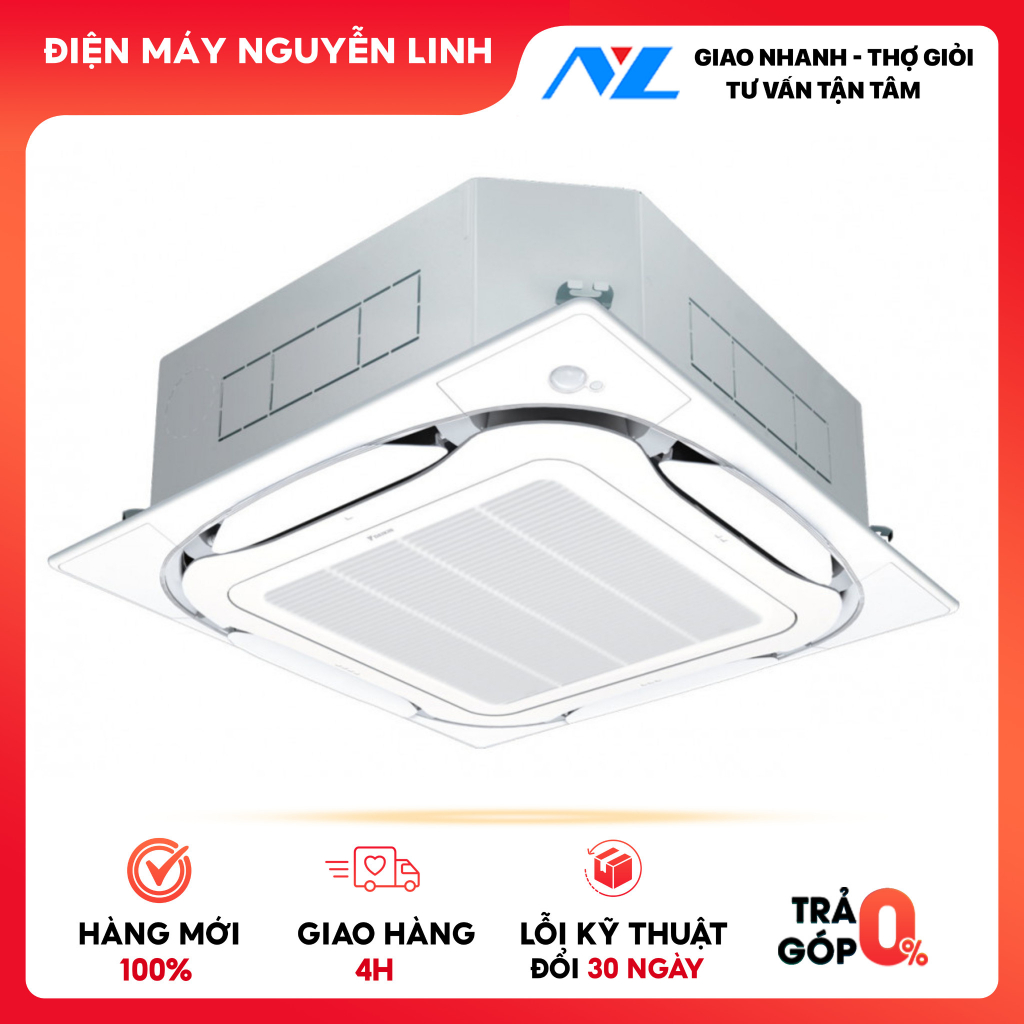 Điều hòa âm trần Daikin Inverter FCFC140DVM/RZFC140DY1+BRC2E61+BYCQ125EAF (remote có dây)
