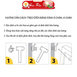Tranh điện tam thế phật khung composite MS 03