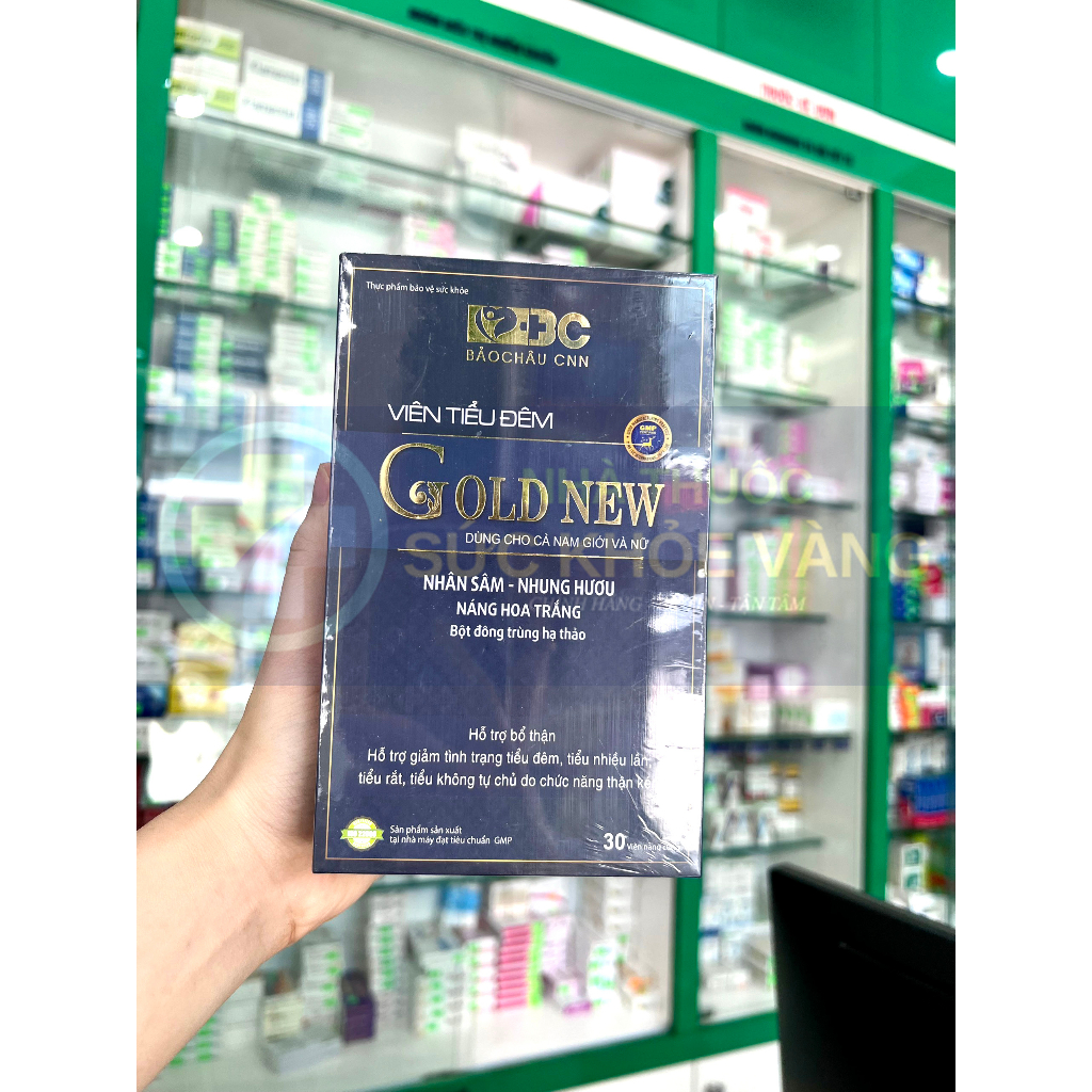 Viên Tiểu Đêm Gold New - Giải Pháp Vàng Cho Tình Trạng Tiểu Đêm Nhiều Lần, Tăng Cường Sức Khỏe Cơ Bàng Quang