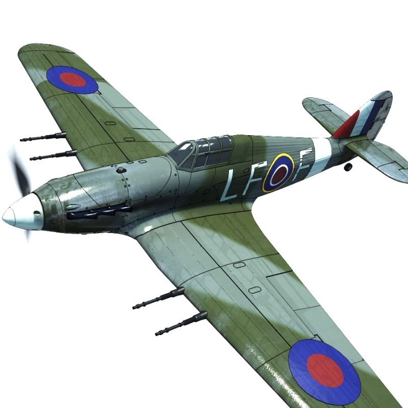 Bộ vỏ máy bay HAWKER HURRICANE MKII
