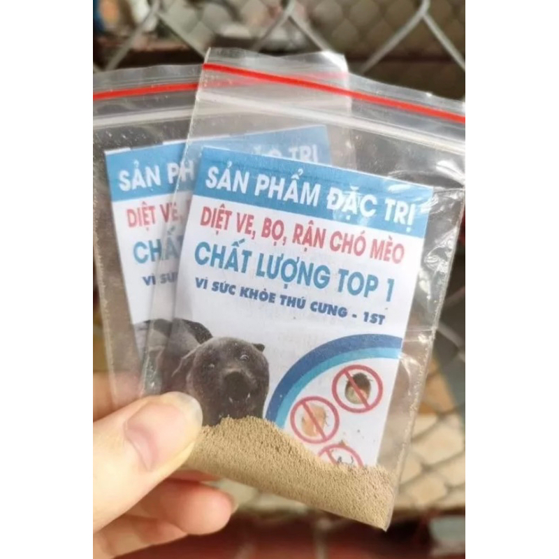 Sản phẩm trị sạch Ve, rận, bọ trên Chó mèo, Thú Cưng