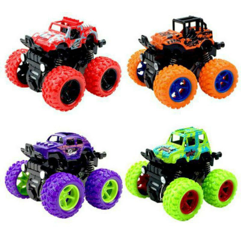 Ô tô đồ chơi địa hình, oto địa hình chạy đà xoay 360 độ có giảm xóc bền bỉ