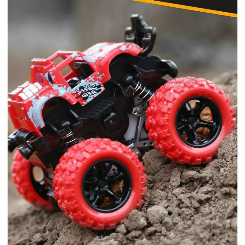 Ô tô đồ chơi địa hình, oto địa hình chạy đà xoay 360 độ có giảm xóc bền bỉ