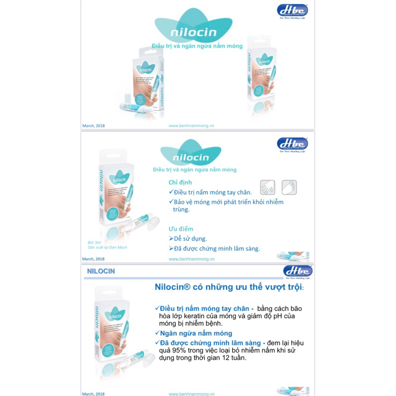 NILOCIN SERUM PEN - Loại bỏ NẤM MÓNG - Đan mạch