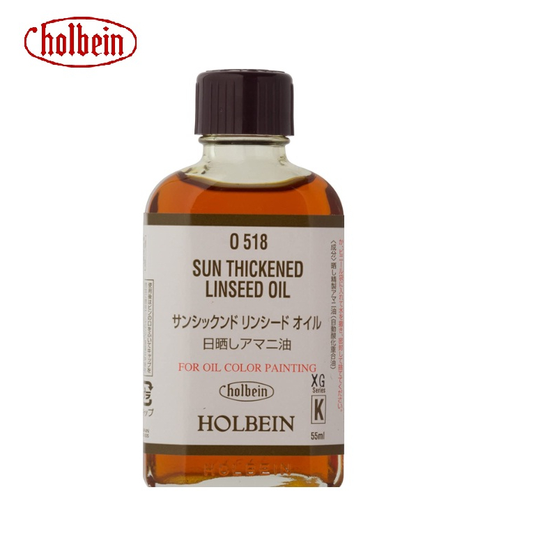 Dầu lanh đặc qua phơi nắng Holbein - 55ml - Sun-thickened linseed oil