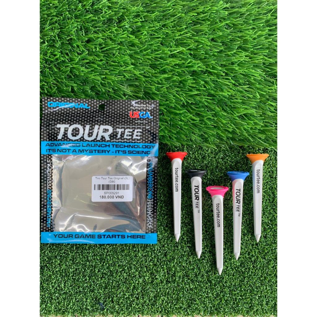 Tee đánh Golf- Thiết bị đặt banh Golf- Tour Tee USGA xem mô tả