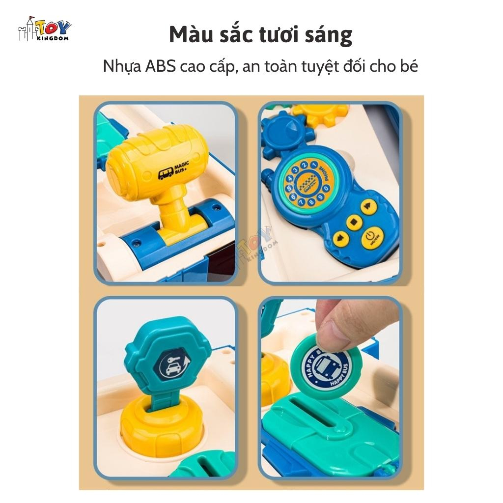 Đồ Chơi Xe Ô tô Bus Âm Nhạc Ahihi Dành Cho Bé Trai