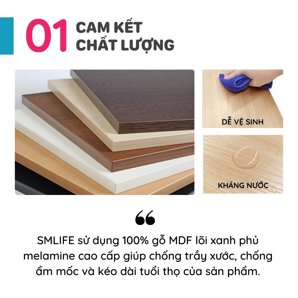 Kệ Tivi Treo Tường Phong Cách Hiện Đại Thương Hiệu SMLIFE