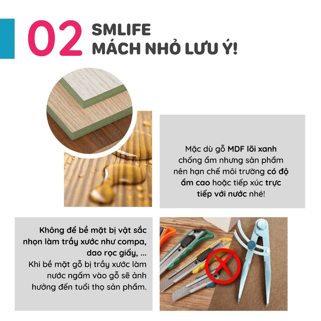 Kệ Tivi Treo Tường Phong Cách Hiện Đại Thương Hiệu SMLIFE