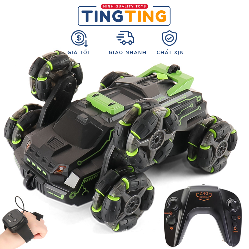 Ô tô điều khiển từ xa bằng cử chỉ tay 6 bánh nhào lộn thông minh