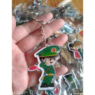 MÓC KHÓA CHIBI  HÌNH CHÚ LÍNH