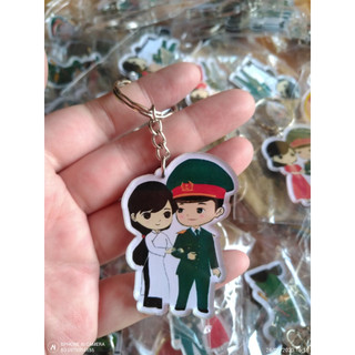 MÓC KHÓA CHIBI  HÌNH CHÚ LÍNH