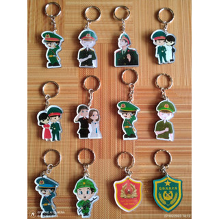 Móc khóa chibi hình chú lính