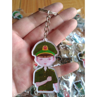 MÓC KHÓA CHIBI  HÌNH CHÚ LÍNH