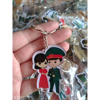 MÓC KHÓA CHIBI  HÌNH CHÚ LÍNH