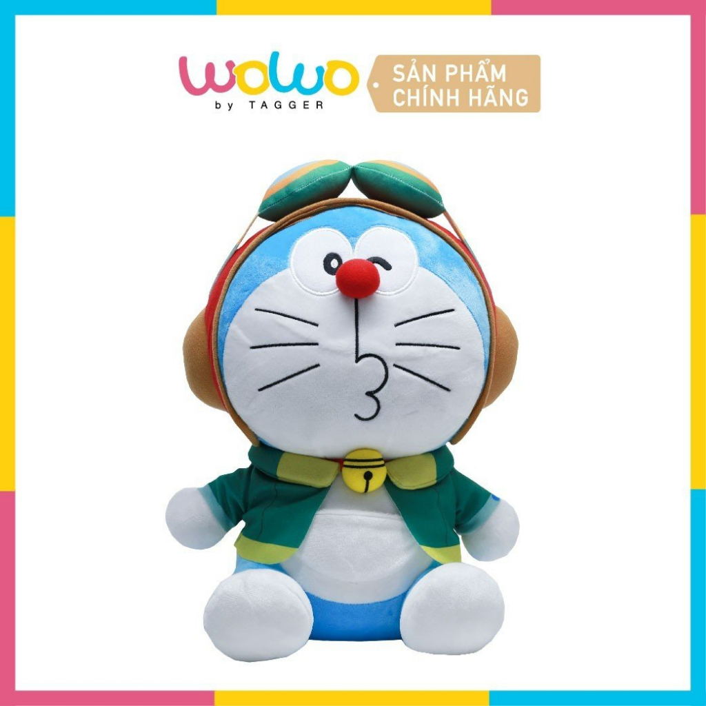 Gấu bông Doraemon size M phim Nobita và Vùng Đất Lý Tưởng Trên Bầu Trời 2023