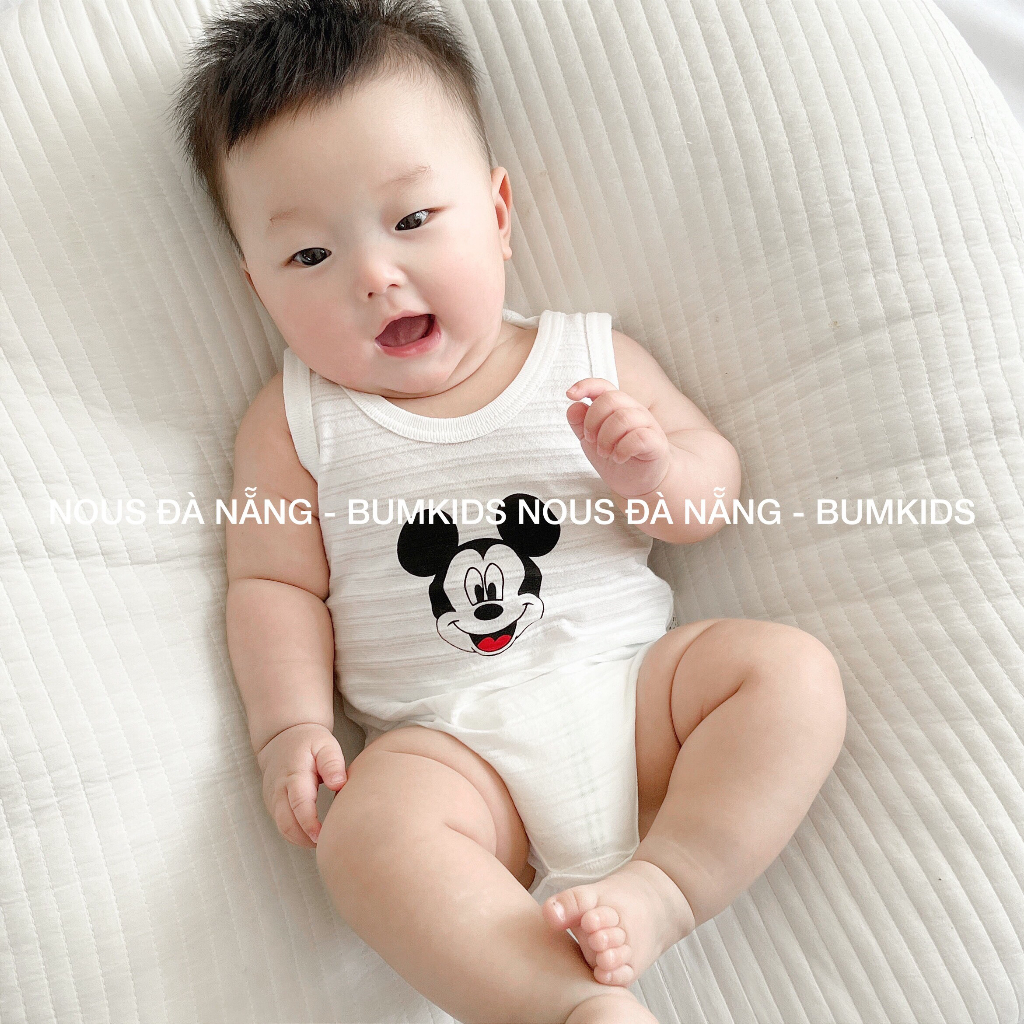 Set 2 body mickey ba lỗ (2 cái)