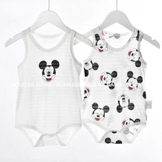 Set 2 body mickey ba lỗ (2 cái)