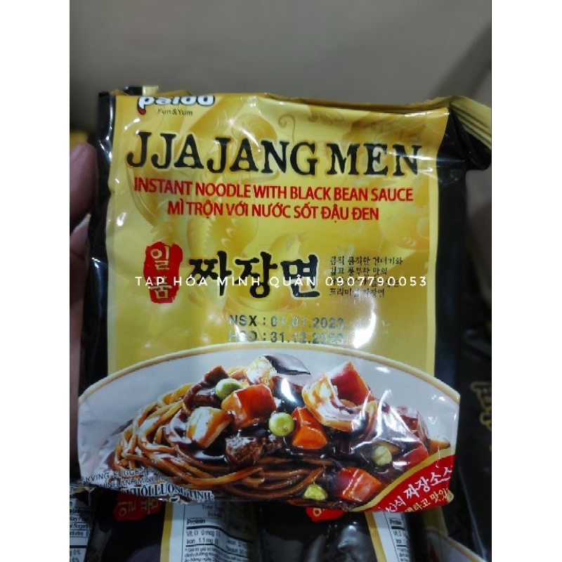 THÙNG MÌ JJAJANG MEN - MÌ TRỘN VỚI NƯỚC SỐT ĐẬU ĐEN