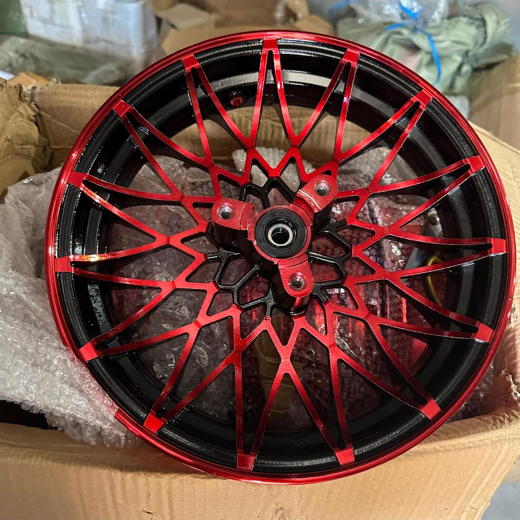 Vành nan hoa CNC 12inch bản to cho xe điện