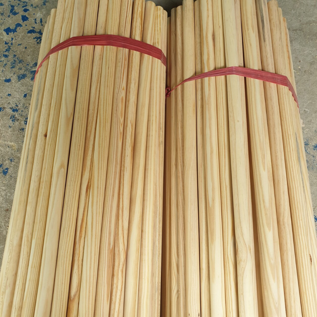 Thanh gỗ tròn, đường kính 25mm, 30mm, dài 5cm,7cm,10cm,20cm,30cm, gỗ thông, làm mô hình, DIY, phi 25, 30