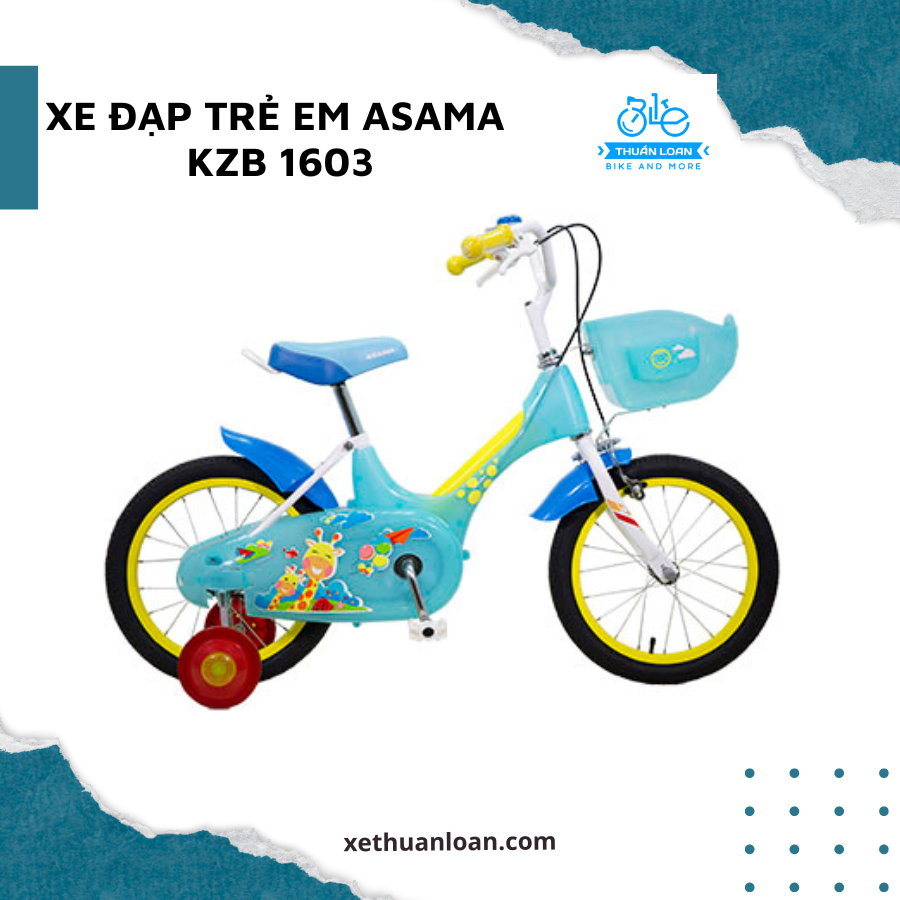Xe Đạp Trẻ Em Asama KZB 1603 Chính hãng