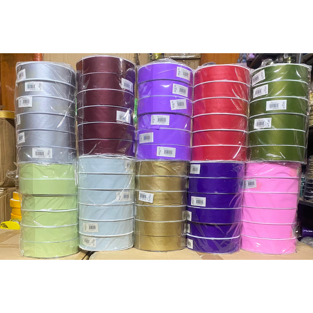 Cuộn ruy băng thái in chữ bản 1cm và 2,5cm dài 50m