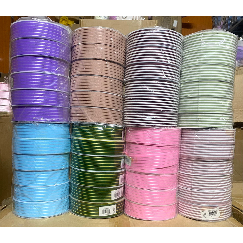 Cuộn ruy băng thái in chữ bản 1cm và 2,5cm dài 50m