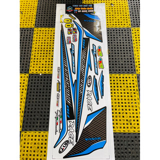 TEM ZIN WAVE BLADE XANH ĐEN ĐỎ ĐEN
