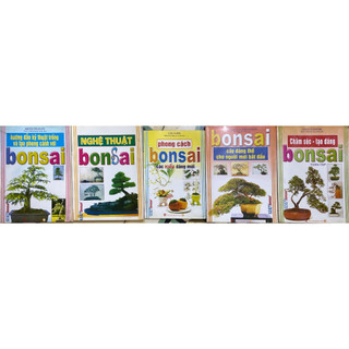Sách - bộ 5 cuốn nghệ thuật bonsai