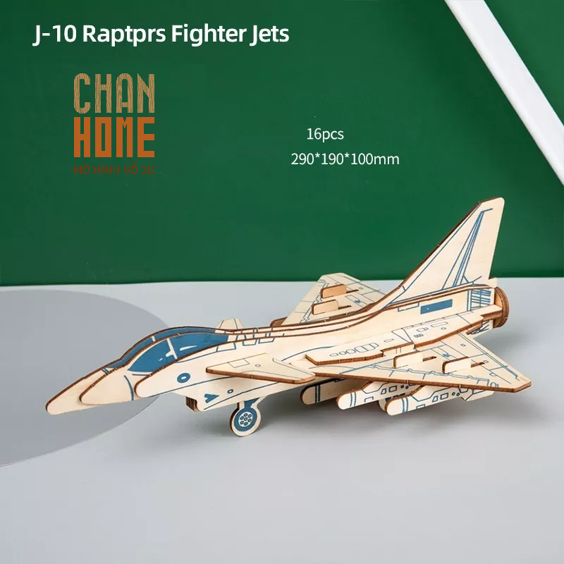 Mô Hình Gỗ Thủ Công Tự Lắp Ráp Mô Hình Máy Bay Đồ Chơi Thông Minh Quà Tặng Cho Bé