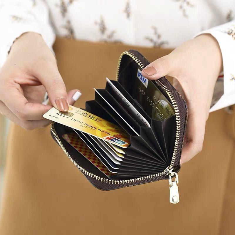 Ví nữ cầm tay Hagu nhiều ngăn để thẻ tiện dụng