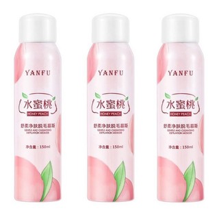 Xịt tẩy lông hương đào yanfu 150ml