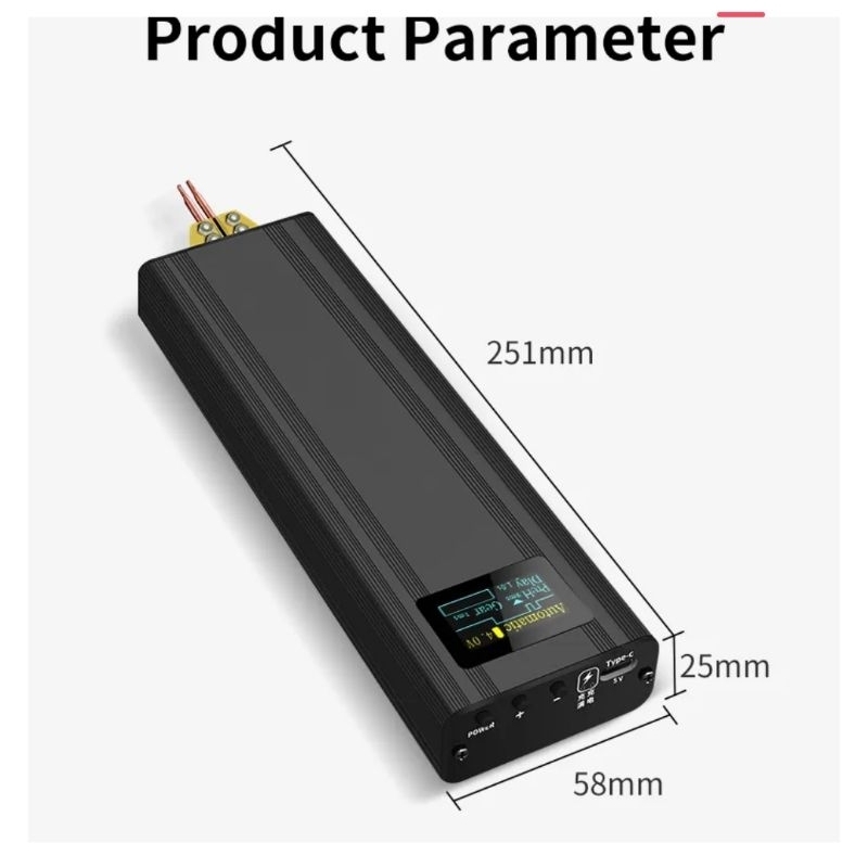 Máy hàn cell pin 18650 có tặng kẽm và kèm dây sạc
