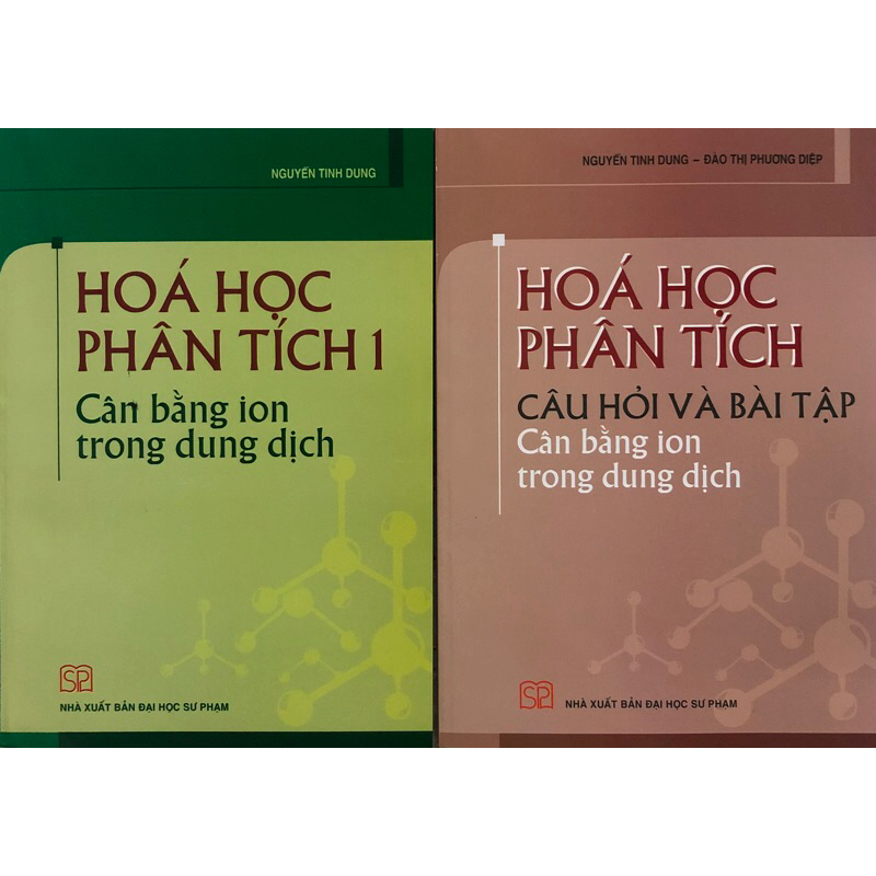 Sách - Combo Hoá học phân tích 1 Lý thuyết + Bài tập Cân bằng ion trong