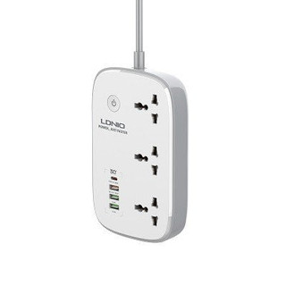 Ổ cắm điện thông minh ldnio 3 ac outlets wi-fi smart power strip scw3451
