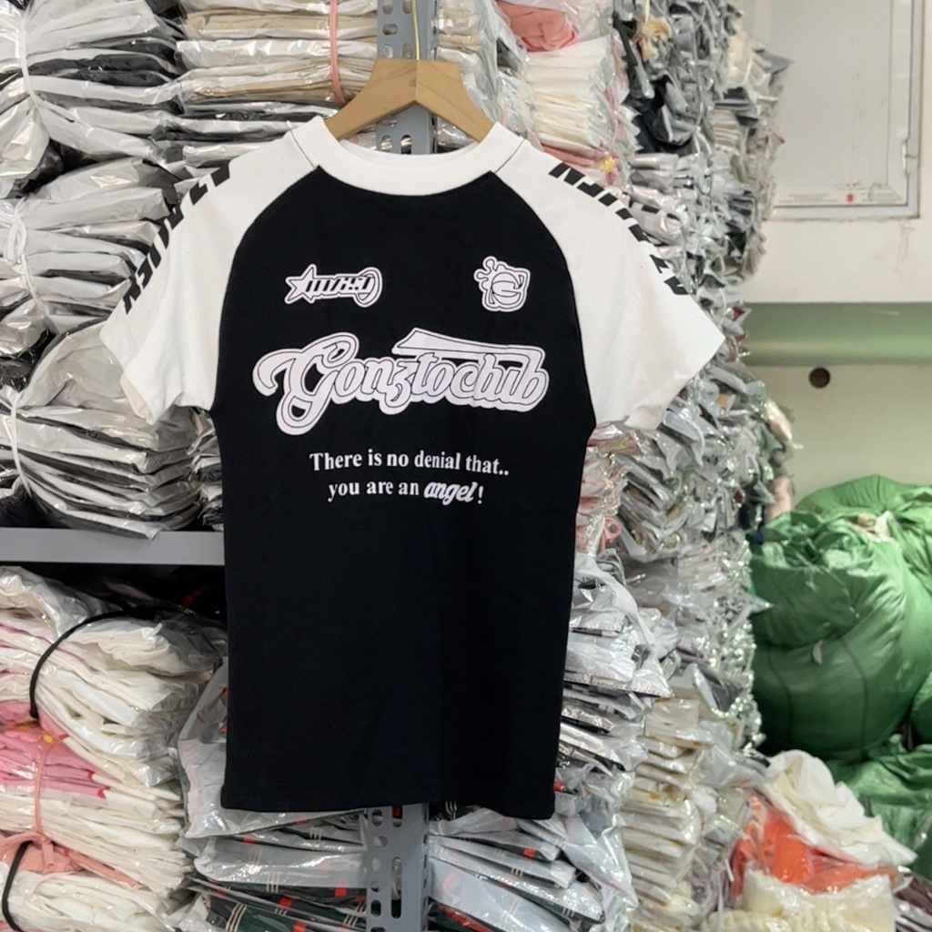 Áo thun baby tee ôm body Áo Thun BABY TEE Gonztoclub Nữ Đẹp Giá Rẻ Cổ Tròn Đơn Giản Form Ôm chất liệu thun co giãn