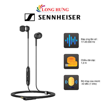 Tai nghe có dây In-ear Sennheiser CX 80S - Hàng chính hãng