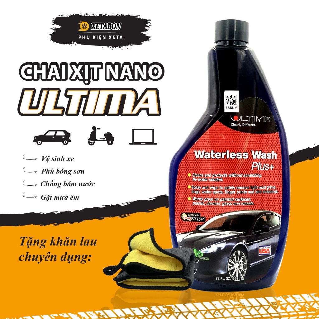 Vệ sinh, phủ bóng kính xe , Chống bám nước cho ô tô. Số 1 ở Mĩ. Chính hãng
