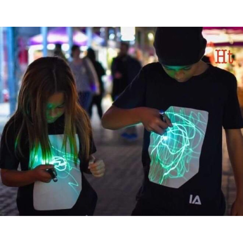 Áo phát sáng trong đêm tự thiết kế hình H2A657