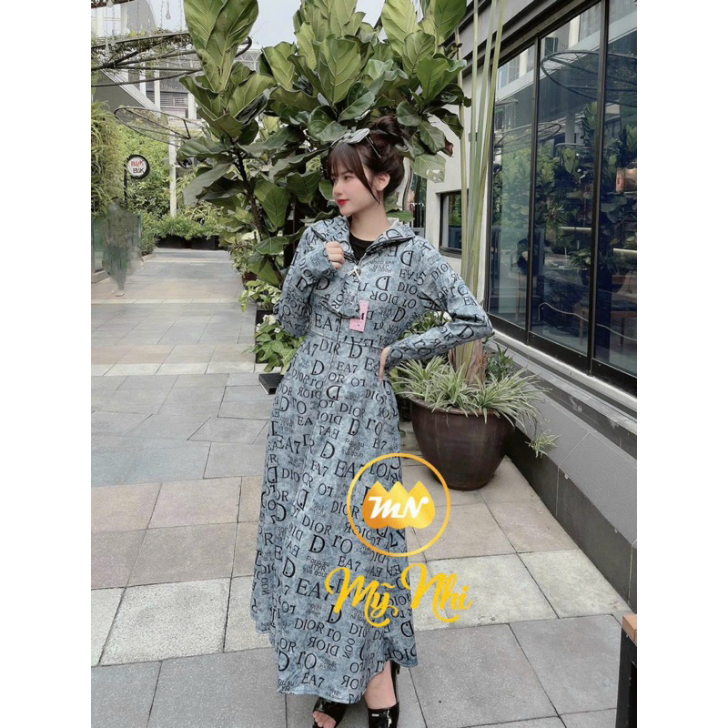 Áo chống nắng nữ toàn thân cao cấp dáng dài chùm, chất UMI lạnh dày dặn siêu thoáng mát co giãn chống tia UV