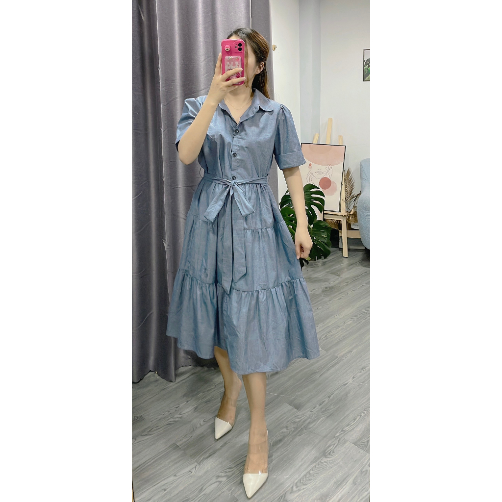 ĐẦM BABYDOLL CỔ SƠMI OLDNV