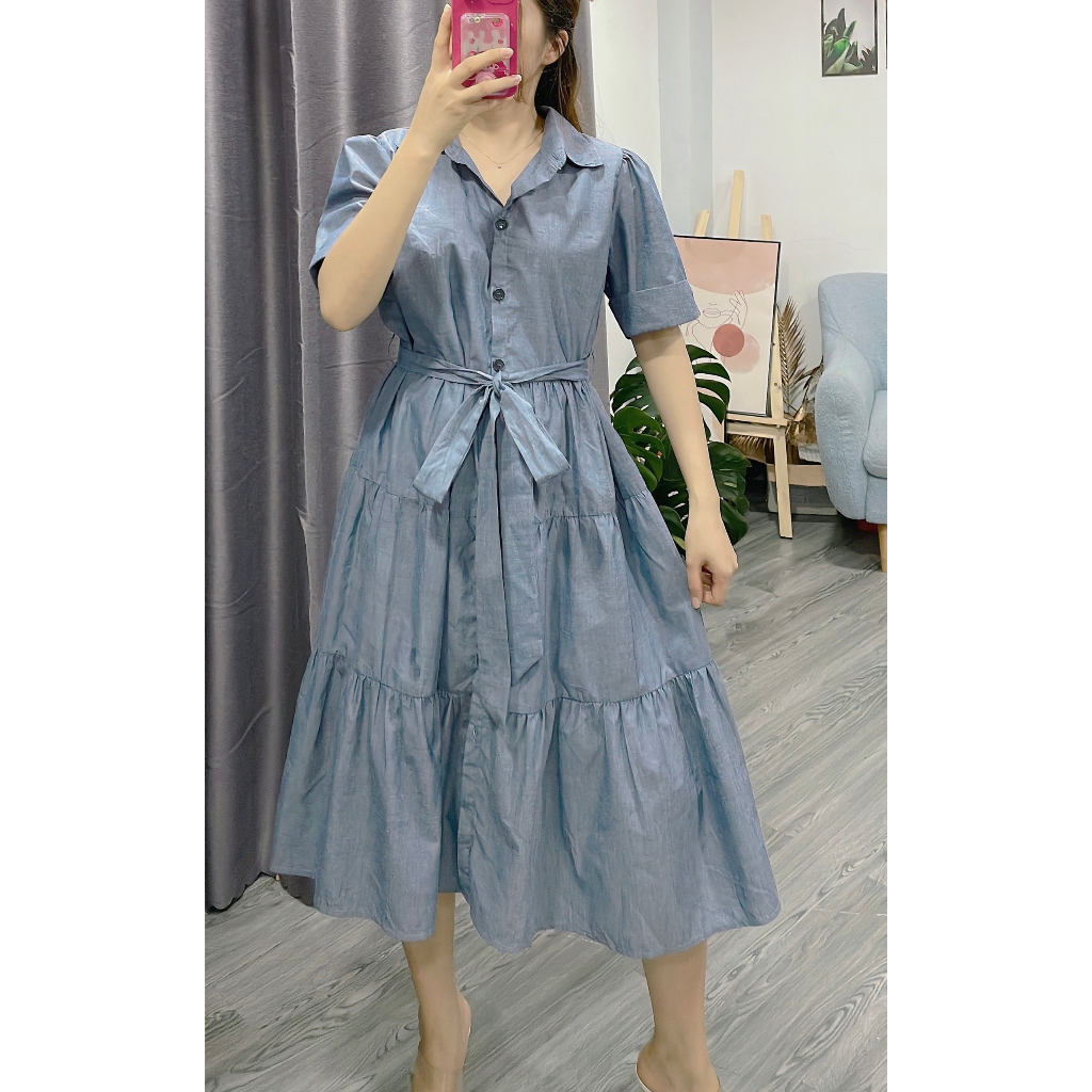 ĐẦM BABYDOLL CỔ SƠMI OLDNV