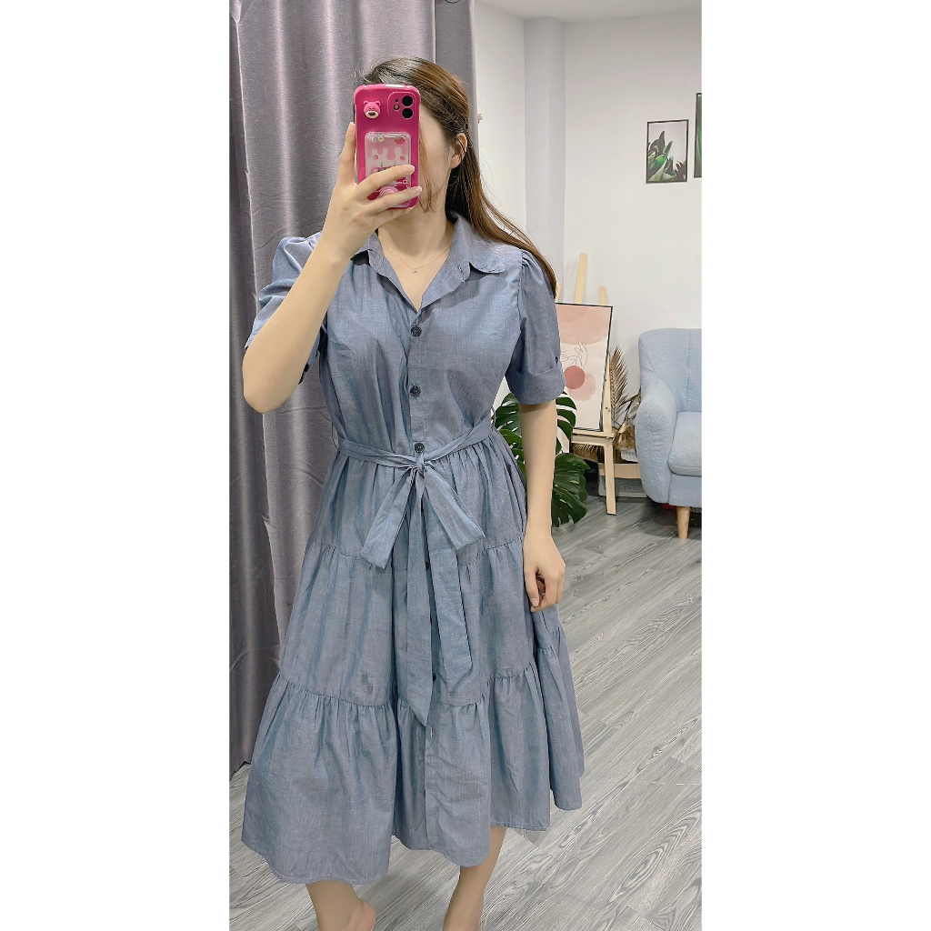 ĐẦM BABYDOLL CỔ SƠMI OLDNV
