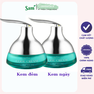 Kem dưỡng trắng da Dr Lacir bộ kem dưỡng ban ngày Cool Cream kem dưỡng ban đêm, che khuyết điểm, chống não hõa