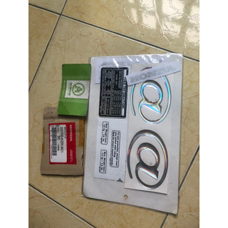 Bộ tem decal chữ nổi @  ( hình chụp trực tiếp )