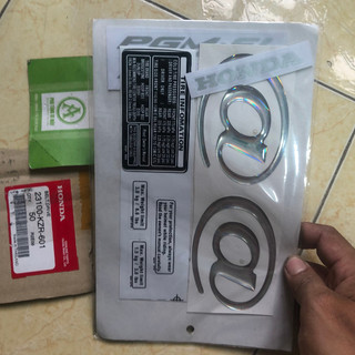 Bộ tem decal chữ nổi @